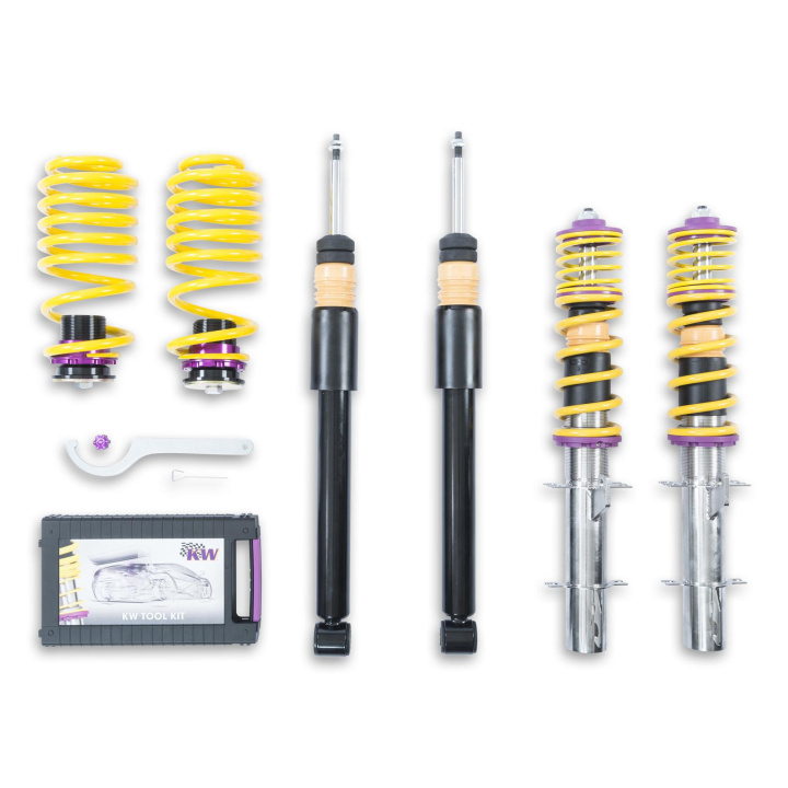15210005 Coilovers Inox V2 KW Suspension i gruppen Välj bilmodell / VW / New Beetle 97-10 / Chassi / Fjädring hos DDESIGN Scandinavia AB (KW-15210005)