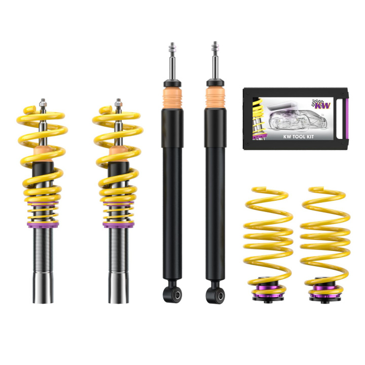 15210075 Coilovers Inox V2 KW Suspension i gruppen Välj bilmodell / Audi / A4 - S4 - RS4 (B8) 2007-2014 / Chassi / Coilovers hos DDESIGN Scandinavia AB (KW-15210075)