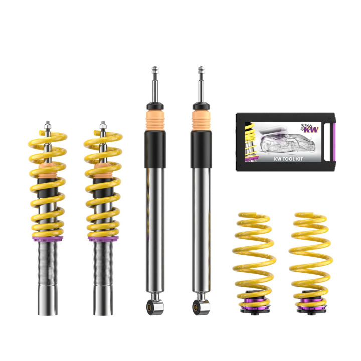 18010075 Coilovers V2 Comfort KW Suspension i gruppen Välj bilmodell / Audi / A4 - S4 - RS4 (B8) 2007-2014 / Chassi / Coilovers hos DDESIGN Scandinavia AB (KW-18010075)