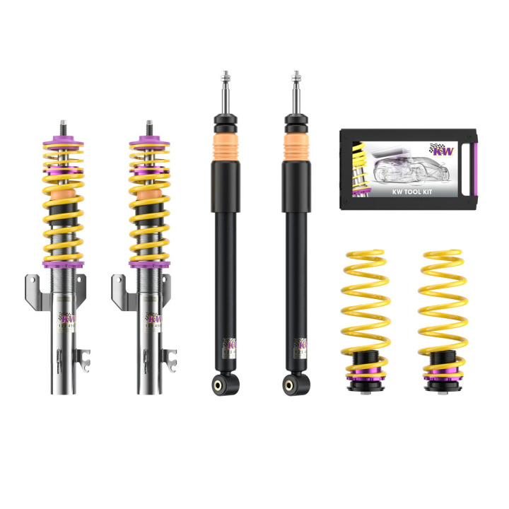 18081016 Coilovers V2 Comfort KW Suspension i gruppen Välj bilmodell / Audi / A1 - S1 2010+ / Chassi / Coilovers hos DDESIGN Scandinavia AB (KW-18081016)