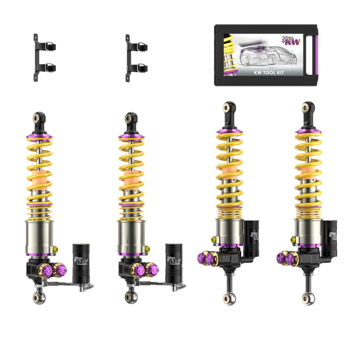 30971427 Coilovers Inox V5 med HLS KW Suspension i gruppen Välj bilmodell / Porsche / Carrera GT 2004-2007 hos DDESIGN Scandinavia AB (KW-30971427)