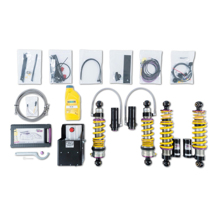 33642221 Coilovers Inox V3 med HLS 2 (inkl. Cancellation Kit) KW Suspension i gruppen Välj bilmodell / Ferrari / 360 hos DDESIGN Scandinavia AB (KW-33642221)