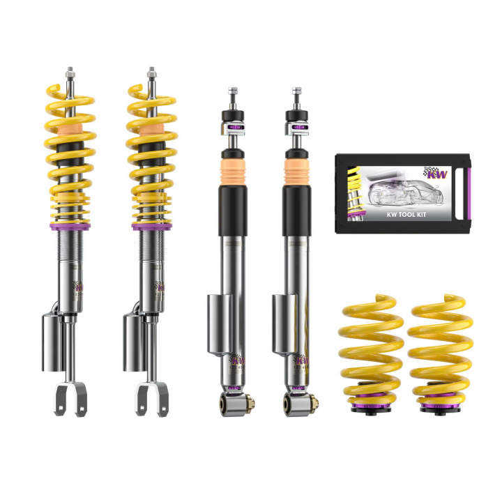 3521000S Coilovers Inox V3 (inkl. Cancellation Kit) KW Suspension i gruppen Välj bilmodell / Audi / A6 - S6 - RS6 (C6) 2004-2011 / Chassi / Coilovers hos DDESIGN Scandinavia AB (KW-3521000S)
