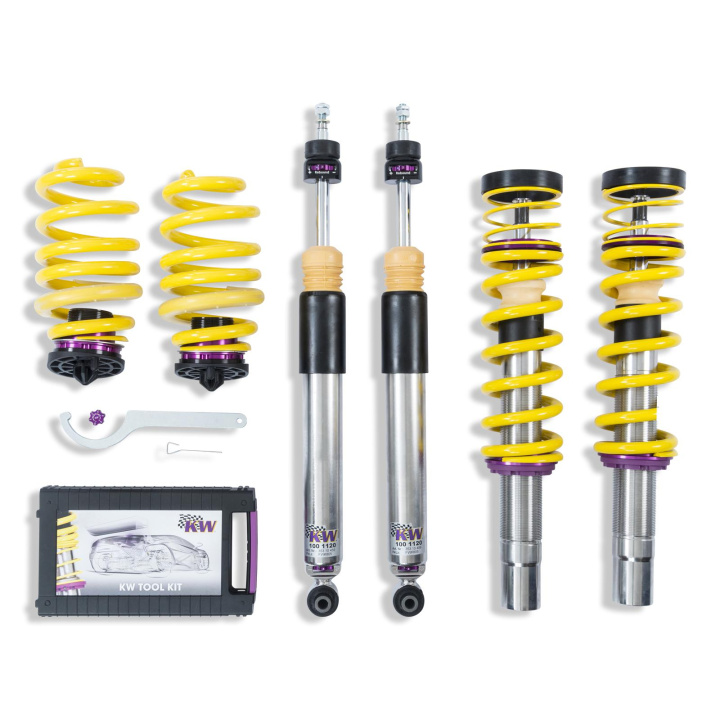 352100BU Coilovers Inox V3 KW Suspension i gruppen Välj bilmodell / Audi / A4 - S4 - RS4 (B9) 2015+ / Chassi / Coilovers hos DDESIGN Scandinavia AB (KW-352100BU)