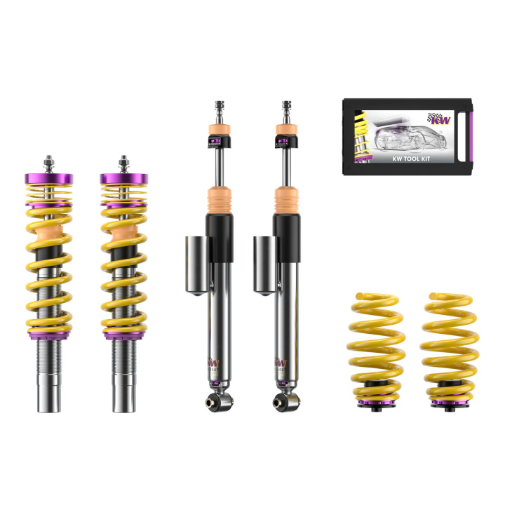 352100CH Coilovers Inox V3 (inkl. Cancellation Kit) KW Suspension i gruppen Välj bilmodell / Audi / A4 - S4 - RS4 (B9) 2015+ / Chassi / Coilovers hos DDESIGN Scandinavia AB (KW-352100CH)
