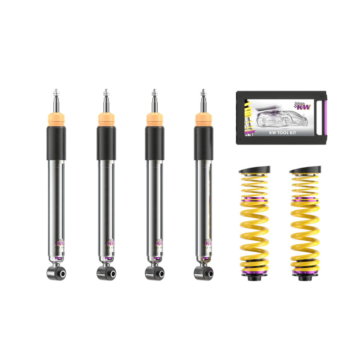 3522000Q Coilovers Inox V3 KW Suspension i gruppen Välj bilmodell / BMW / 1-serie 2-serie (F20-F23) 2011-2019 / Chassi / Fjädring hos DDESIGN Scandinavia AB (KW-3522000Q)