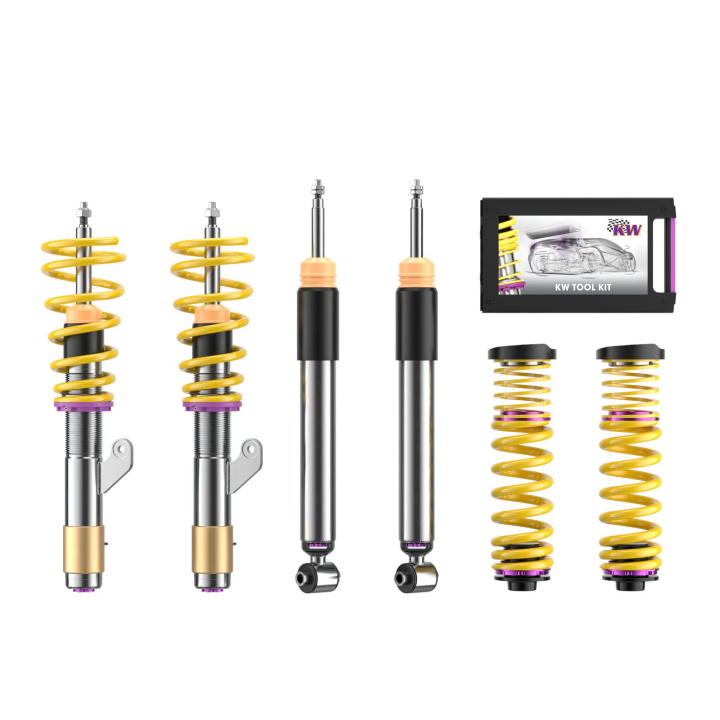 3522000S Coilovers Inox V3 KW Suspension i gruppen Välj bilmodell / BMW / 3-serie-4-serie (F30-F36) 11-19 / Chassi / Fjädring (F32) hos DDESIGN Scandinavia AB (KW-3522000S)