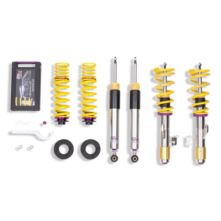 352200AC Coilovers Inox V3 KW Suspension i gruppen Välj bilmodell / BMW / 3-serie-4-serie (F30-F36) 11-19 / Chassi / Fjädring (F36) hos DDESIGN Scandinavia AB (KW-352200AC)