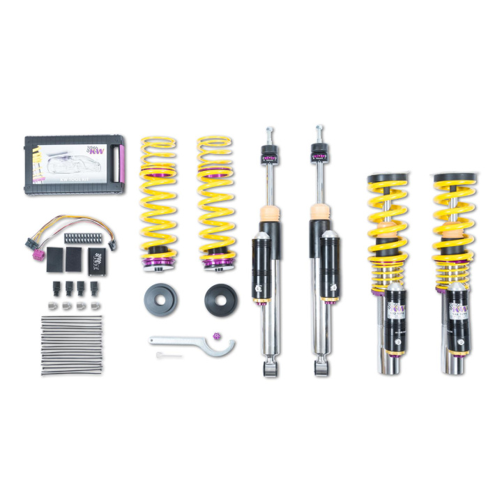 3A71000K Coilovers Inox V4 (inkl. Cancellation Kit) KW Suspension i gruppen Välj bilmodell / Audi / A6 - S6 - RS6 (C7) 2011-2018 / Chassi / Coilovers hos DDESIGN Scandinavia AB (KW-3A71000K)