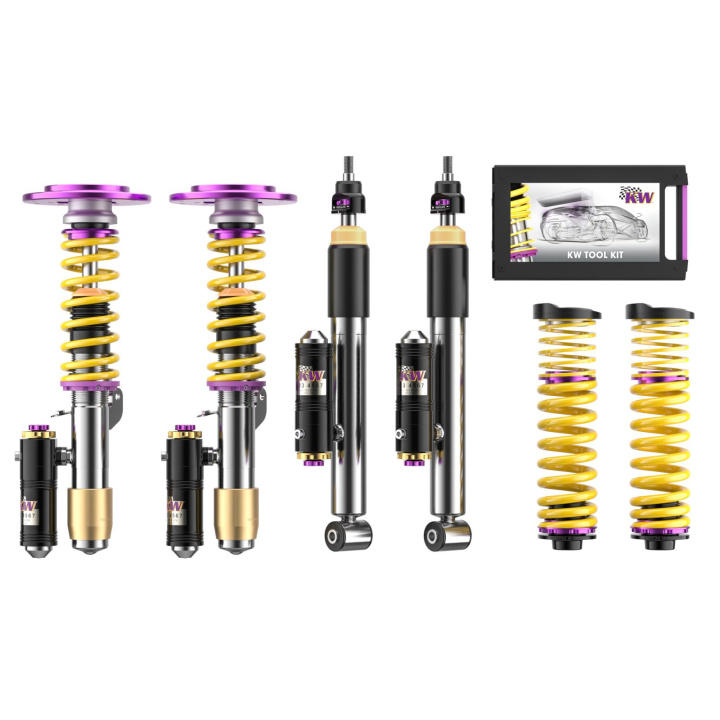 3A7100BU Coilovers Inox V4 KW Suspension i gruppen Välj bilmodell / Audi / A4 - S4 - RS4 (B9) 2015+ / Chassi / Coilovers hos DDESIGN Scandinavia AB (KW-3A7100BU)
