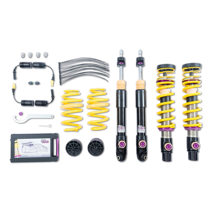 3A7100CJ Coilovers Inox V4 (inkl. Cancellation Kit) KW Suspension i gruppen Välj bilmodell / Audi / A5 - S5 - RS5 (8T/8F) 2008-2016 / Chassi / Coilovers hos DDESIGN Scandinavia AB (KW-3A7100CJ)