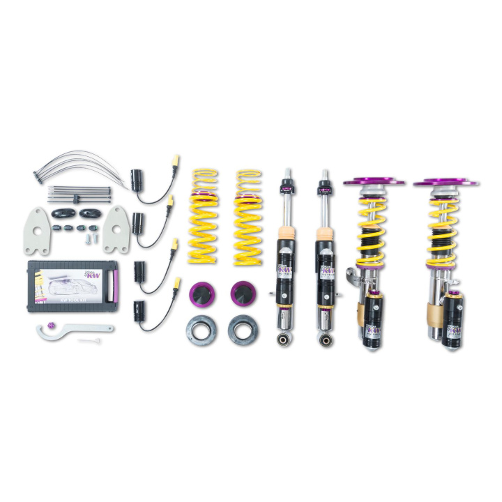 3A7200AP Coilovers Inox V4 (inkl. Cancellation Kit) KW Suspension i gruppen Välj bilmodell / BMW / M4 4-serie (F82-F83) 2014-2020 / Chassi / Coilovers hos DDESIGN Scandinavia AB (KW-3A7200AP)