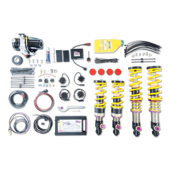 3A72520C Coilovers Inox V4 med HLS 2 (inkl. Cancellation Kit) KW Suspension i gruppen Välj bilmodell / Mercedes Benz / AMG GT / GT S (C190) 2014-2023 hos DDESIGN Scandinavia AB (KW-3A72520C)