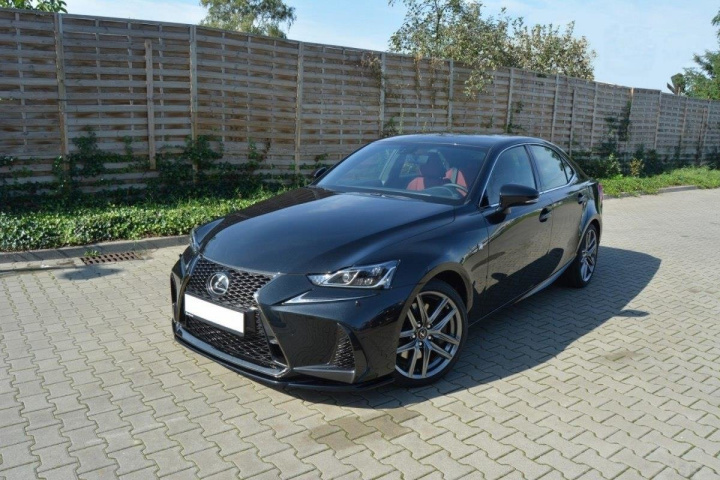 LE-IS-3F-FSPORT-FD1G Lexus IS F-Sport MK3 Facelift 2016+ Frontsplitter V.1 Maxton Design