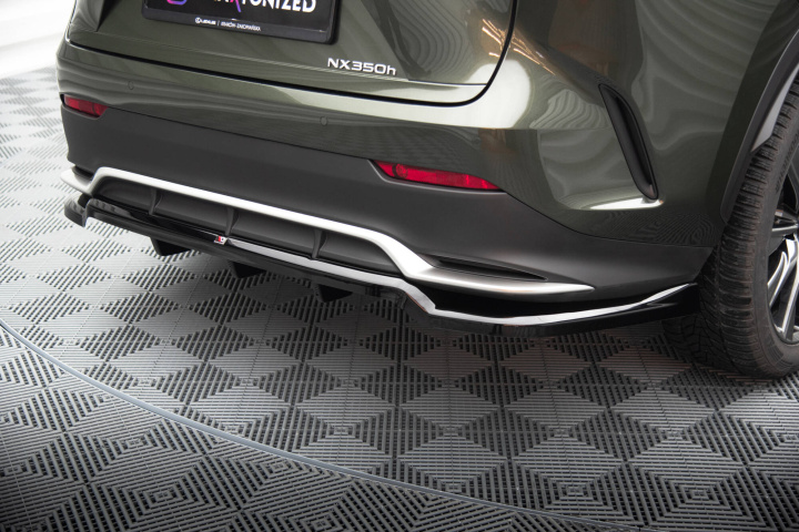 Lexus NX F-Sport Mk2 2021+ Bakre Splitter (Med Splitters) V.1 Maxton Design i gruppen Välj bilmodell / Lexus / NX 2021+ hos DDESIGN Scandinavia AB (LE-NX-2-FSPORT-RD1G-RD2G)