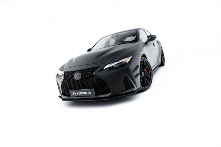 Lexus IS 500 Mk3 Facelift 2 (XE30) 2020+ Street Pro Frontläpp / Frontsplitter Maxton Design i gruppen Välj bilmodell / Lexus / IS 13+ hos DDESIGN Scandinavia AB (LEIS3F2500CNC-FD1BRB)