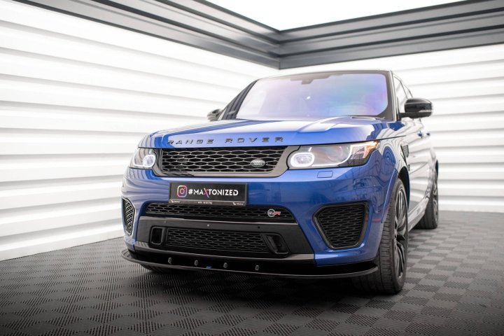 Land Rover Range Rover Sport SVR Mk2 2015-2018 Frontsplitter V.1 Maxton Design i gruppen Välj bilmodell / Land Rover / Range Rover hos DDESIGN Scandinavia AB (LR-RR-SPORT-2-SVR-FD1G)