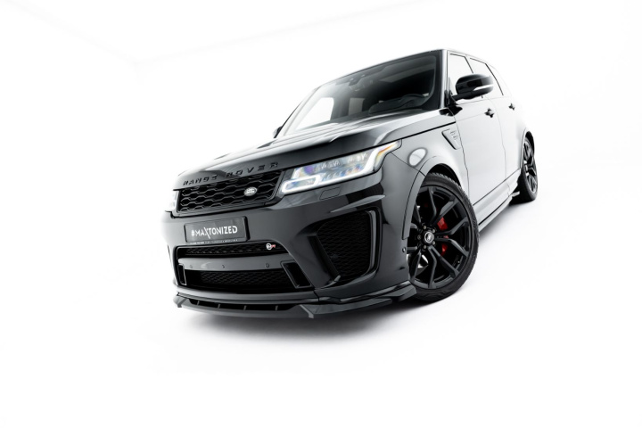 Land Rover Range Rover SVR Mk2 Facelift 2018-2022 Frontläpp / Frontsplitter Maxton Design i gruppen Välj bilmodell / Land Rover / Range Rover hos DDESIGN Scandinavia AB (LR-RR-SPORT-2F-SVR-FD1G)