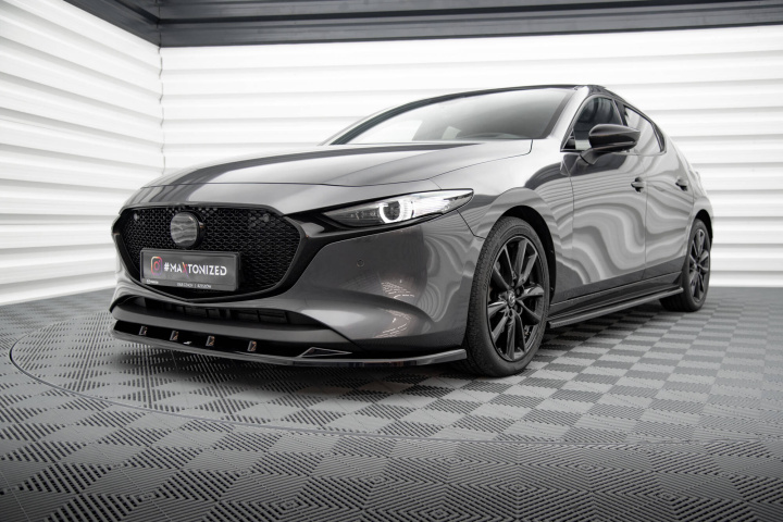 Mazda 3 Mk4 2019+ Frontsplitter V.1 Maxton Design i gruppen Välj bilmodell / Mazda / 3 19+ hos DDESIGN Scandinavia AB (MA-3-4-FD1G)