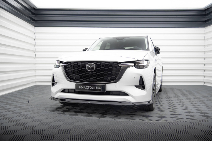 Mazda CX-60 Mk1 2022+ Frontläpp / Frontsplitter V.2 Maxton Design i gruppen Välj bilmodell / Mazda / CX-60 Mk1 2022+ hos DDESIGN Scandinavia AB (MA-CX60-1-FD2G)