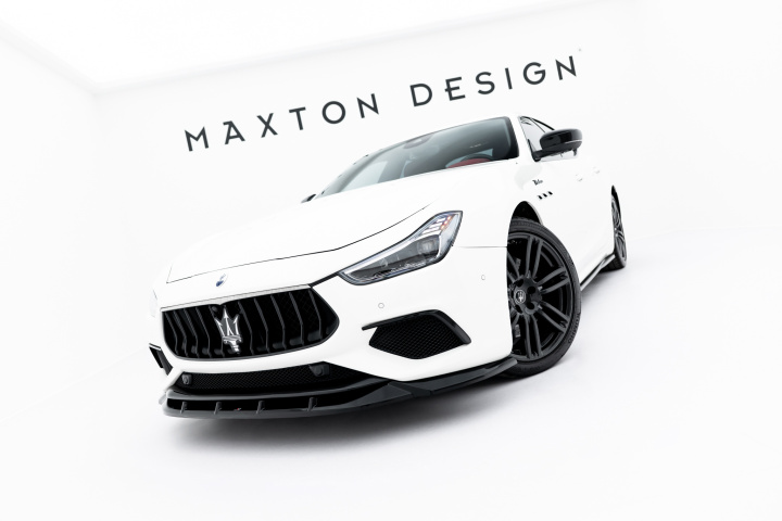 Maserati Ghibli Modena Mk3 Facelift 2017-2020 Frontsplitter Maxton Design i gruppen Välj bilmodell / Maserati / Ghibli hos DDESIGN Scandinavia AB (MA-GH-1F-MO-FD1G)