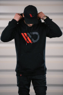 Svart Hoodie Herr (M) Maxton Design