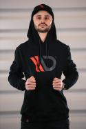 Svart Hoodie Herr (M) Maxton Design