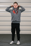 Grå Hoodie Barn (XS) Maxton Design