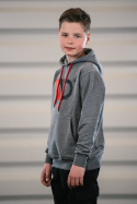 Grå Hoodie Barn (XS) Maxton Design