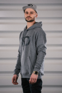 Grå Hoodie Herr (M) Maxton Design