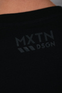 Svart T-shirt med Grå Logga Herr (M) Maxton Design