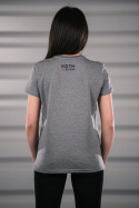 Grå T-shirt Dam (XS) Maxton Design