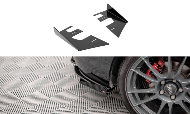 Mazda 3 MPS MK1 2006-2008 Add-On Till Racing Bak Sido Splitters Maxton Design i gruppen Välj bilmodell / Mazda / 3 MPS 03-09 / Styling / Bak hos DDESIGN Scandinavia AB (MA3MPS1CNC-RSF1G)