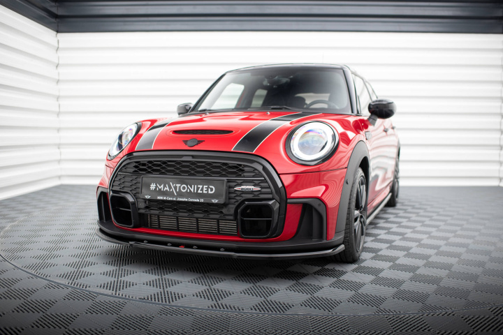 Mini Cooper S John Cooper Works F56 Facelift 2022+ Frontsplitter V.1 Maxton Design i gruppen Välj bilmodell / Mini / Cooper (F55/56/57) 2014+ / Styling hos DDESIGN Scandinavia AB (MC-3F-56-JCW-5D-FD1G)