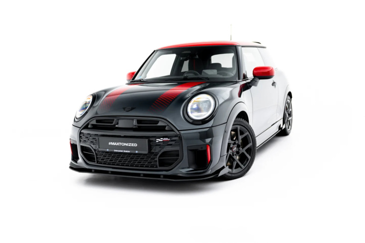 Mini Cooper John Cooper Works F66 2025-Street Pro Frontläpp / Frontsplitter + Splitters Maxton Design i gruppen Välj bilmodell / Mini hos DDESIGN Scandinavia AB (MC466JCW3DCNC-FD1B-FSF1G)