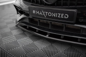 Mercedes A-Klass AMG-Line W176 Facelift 2015-2018 Frontläpp / Frontsplitter V.2 Maxton Design