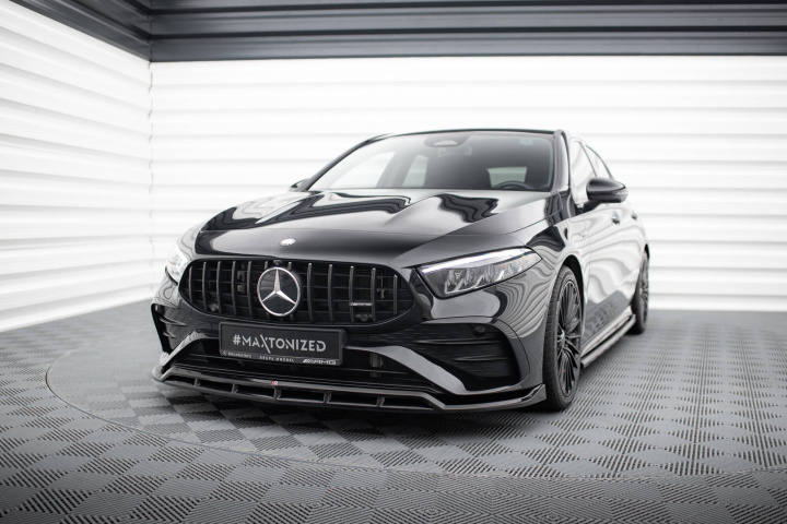 Mercedes-AMG A35 Facelift W177 2023+ Frontsplitter V.1 Maxton Design i gruppen Välj bilmodell / Mercedes Benz / A-Klass 18+ (W177) hos DDESIGN Scandinavia AB (ME-A-177F-35-FD1G-FD1RG)