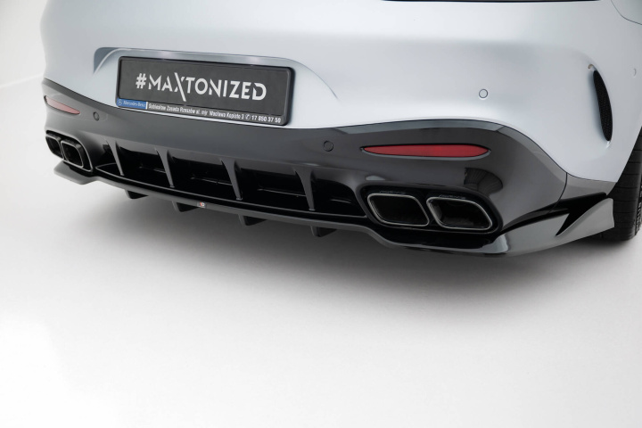 Mercedes-AMG GT 63 C192 2023+ Bakre Splitter (Med Splitters) V.2 Maxton Design i gruppen Välj bilmodell / Mercedes Benz / AMG GT (C192) 2023+ hos DDESIGN Scandinavia AB (ME-AMG-GT-2-63-RD2GRD4G)