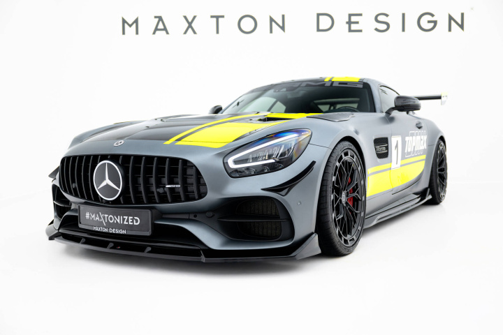 Mercedes-AMG GT C C190 Facelift 2017-2023 Frontsplitter / Frontläpp Maxton Design i gruppen Välj bilmodell / Mercedes Benz / AMG GT / GT S (C190) 2014-2023 hos DDESIGN Scandinavia AB (ME-AMG-GTC-1F-FD1G)