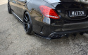 Mercedes C43 AMG W205 Sedan/Estate 2016-2018 Bakre Sidoextensions Maxton Design