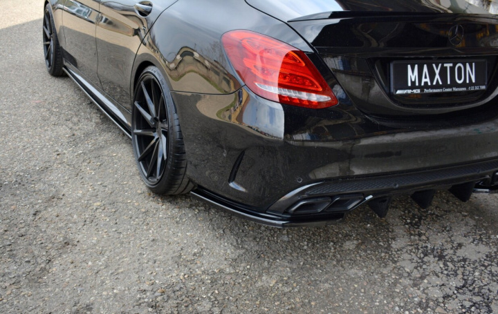 Mercedes C43 AMG W205 Sedan/Estate 2016-2018 Bakre Sidoextensions Maxton Design i gruppen Välj bilmodell / Mercedes Benz / C-Class 15-21 (W205) / Styling hos DDESIGN Scandinavia AB (ME-C-205-AMG-RSD1G)