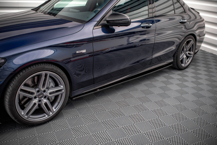 Mercedes C43 AMG W205 Sedan/Estate 2016-2018 Sidokjolar / Sidoextensions Maxton Design i gruppen Välj bilmodell / Mercedes Benz / C-Class 15-21 (W205) / Styling hos DDESIGN Scandinavia AB (ME-C-205-AMG-SD1G)