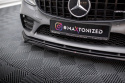 Mercedes AMG C43 Coupe / Sedan C205 / W205 Facelift 2018-2022 Frontläpp / Frontsplitter V.1 Maxton Design