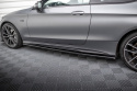 Mercedes AMG C43 Coupe C205 Facelift 2018-2022 Sidokjolar / Sidoextensions Maxton Design