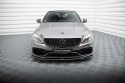 Mercedes AMG C63 Sedan / Estate W205 Facelift 2018-2021 Frontläpp / Frontsplitter V.1 Maxton Design