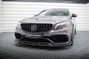 Mercedes AMG C63 Sedan / Estate W205 Facelift 2018-2021 Frontläpp / Frontsplitter V.2 Maxton Design