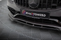 Mercedes AMG C63 Sedan / Estate W205 Facelift 2018-2021 Frontläpp / Frontsplitter V.2 Maxton Design
