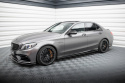 Mercedes AMG C63 Sedan / Estate W205 Facelift 2018-2021 Sidokjolar / Sidoextensions Maxton Design