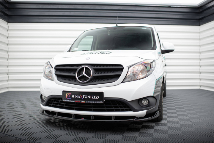Mercedes Citan MK1 2012-2021 Frontläpp / Frontsplitter Maxton Design i gruppen Välj bilmodell / Mercedes Benz / Citan 2012-2021 hos DDESIGN Scandinavia AB (ME-CI-1-FD1G)