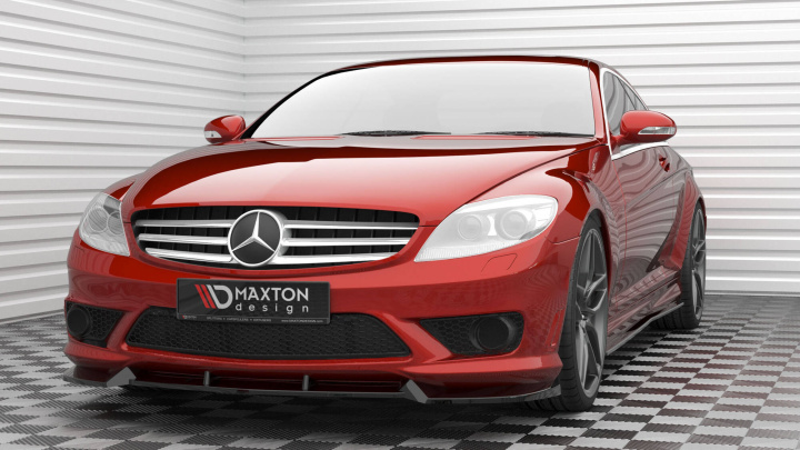 Mercedes-Benz CL 63 AMG C216 2006-2010 Frontsplitter V.1 Maxton Design i gruppen Välj bilmodell / Mercedes Benz / CL-Class 06-14 (C216) / Styling / Frontläppar hos DDESIGN Scandinavia AB (ME-CL-216-AMG-FD1G)